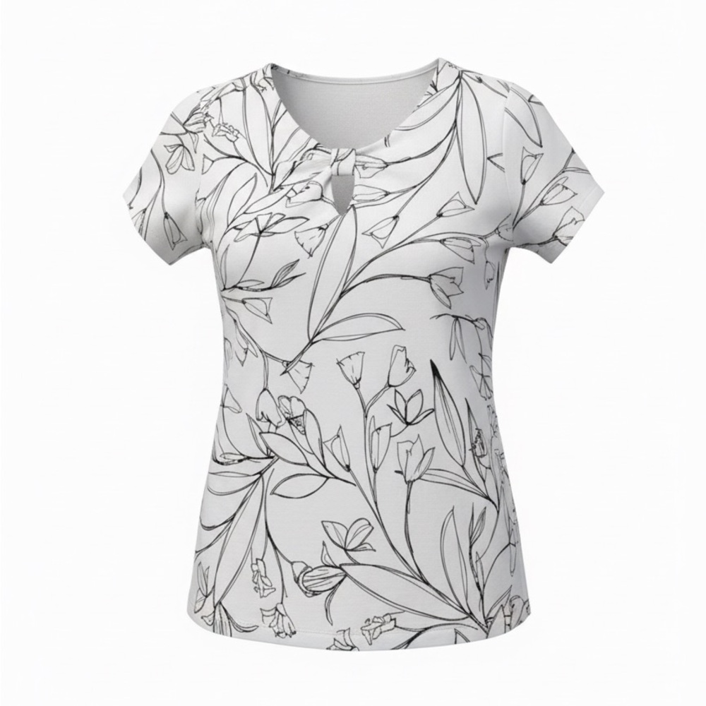 Liz Claiborne Career Floral Blouse – L